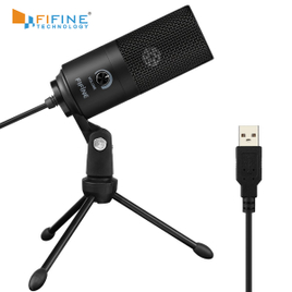 Microfone Condensador Fifine - K669B na Aliexpress