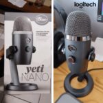 Microfone Condensador USB Logitech For Creators Blue Yeti Nano com Captação Cardióide e Omnidirecional, Efeitos BLUE VO!CE, Conexão Plug and Play para Podcast, Gravação e Streaming em PC e Mac – Cinza na Amazon