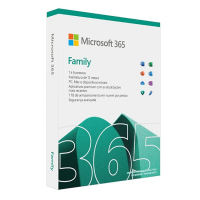 Microsoft 365 Family | Office 365 Apps | 1TB Na Nuvem Por Usuário | Até 6 Usuários | Assinatura... na Amazon