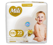 Mili Fralda Love & Care Jumbo Tamanho Xxg 1X20 na Amazon