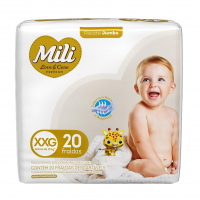 Mili Fralda Love & Care Jumbo Tamanho Xxg 1X20 na Amazon