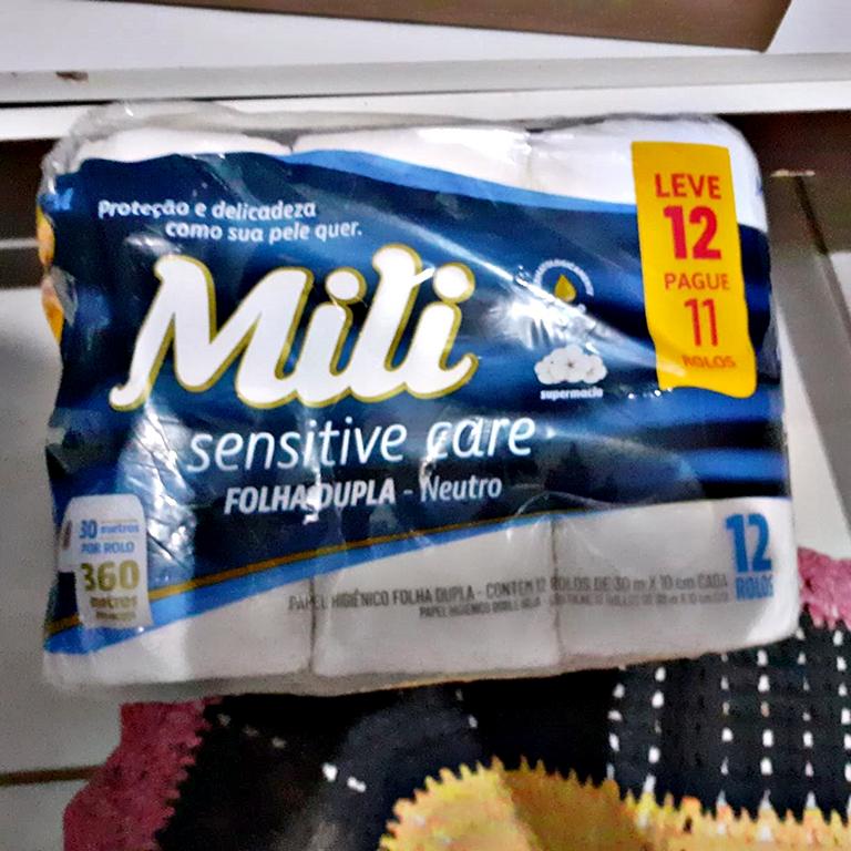Mili Papel Higiênico Folha Dupla Neutro 12 Rolos na Amazon
