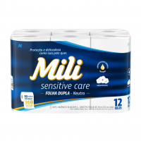 Mili Papel Higiênico Folha Dupla Neutro 12 Rolos na Amazon