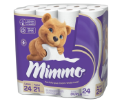 Mimmo Papel Higiênico Folha Dupla, 30m, Leve 24 Pague 21 Rolos na Amazon