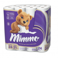 Mimmo Papel Higiênico Folha Dupla, 30m, Leve 24 Pague 21 Rolos na Amazon