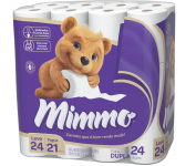 Mimmo Papel Higiênico Folha Dupla, 30m, Leve 24 Pague 21 Rolos na Amazon