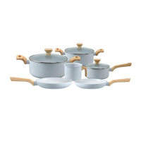 Mimo Style, Conjunto De Panelas Antiaderente Com Tampa E Cabo Soft Touch Pratic Cook 6 Peças na Amazon