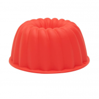 Mimo Style Forma De Silicone Vermelha De Assar Para Pudim- 240 Ml na Amazon