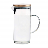 Mimo Style Jarra De Vidro Borossilicato Com Alça E Tampa Hermética, 1,3 L na Amazon