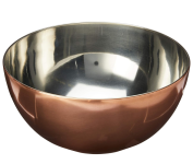 Mimo Style Preparar Tigela Bowl em Inox, Marrom (Bronze), 24 cm, 4L na Amazon