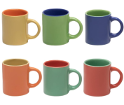 Mini Canecas Para Café Com 6 Peças Multicolor – Mimo Style na Amazon