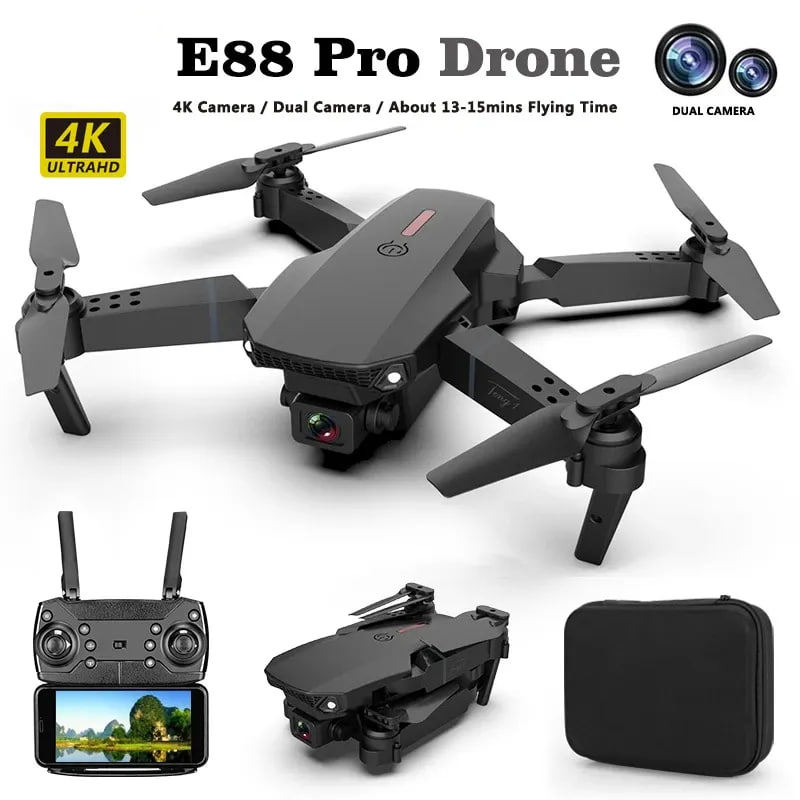 Mini Drone E88 Pro na Aliexpress