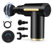 Mini Pistola Massageadora Miofascial Fisio Atleta Gun Relax 4 Ponteiras e Variação de Velocidades na Amazon