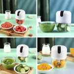 Mini Processador De Alimentos 3 Lâminas Elétrico Bivolt Usb ( Cores variadas) na Amazon