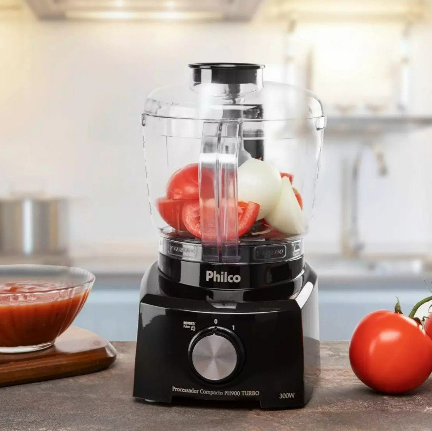Mini Processador de Alimentos Philco Preto PH900 – 3 em 1 250W na Magazine Luiza