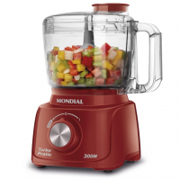 Mini Processador Turbo Pratic, Mondial, Vermelho, 300W, 110V - MP-16-R na Amazon