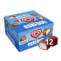 Mini Sorvete Baunilha Cobertura Chocolate Kibon Eski-bon 92g na Americanas