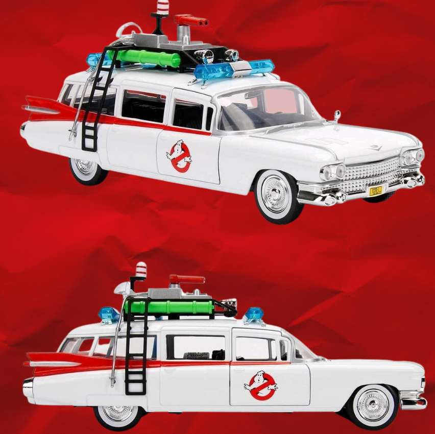 Miniatura Caça Fantasmas – Carro Ecto Ghostbusters – Escala 1/24 na Amazon