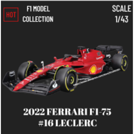 Miniatura de Carro Ferrari F1-75 Escala 1:43 16 - Bburago na Aliexpress