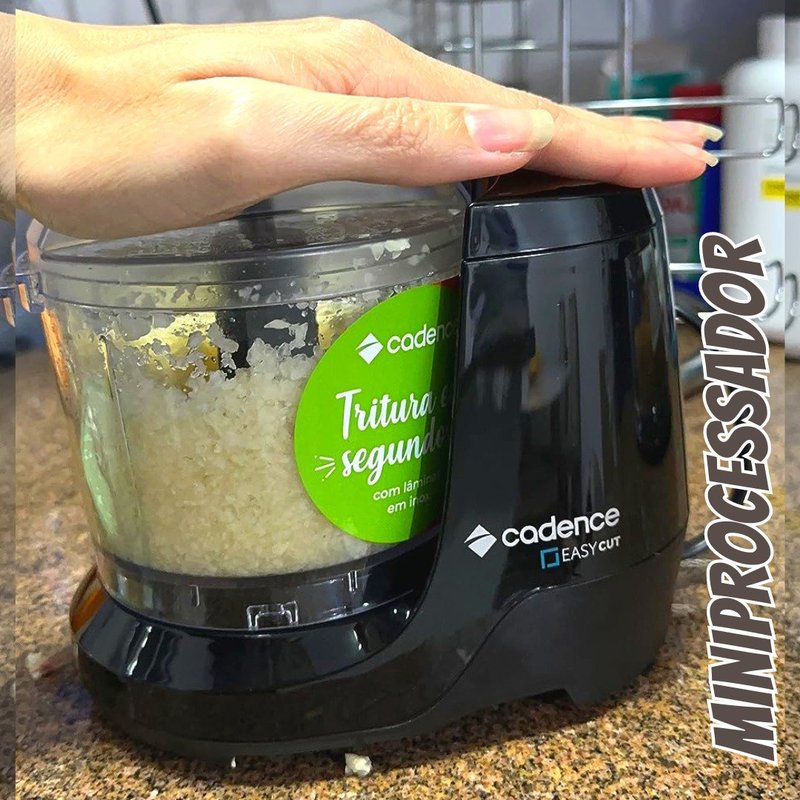 Miniprocessador Cadence Easy Cut Preto na Casas Bahia