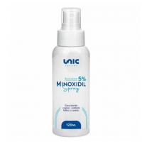 Minoxidil 5% Loção Spray 120ml Unic na Drogaria São Paulo