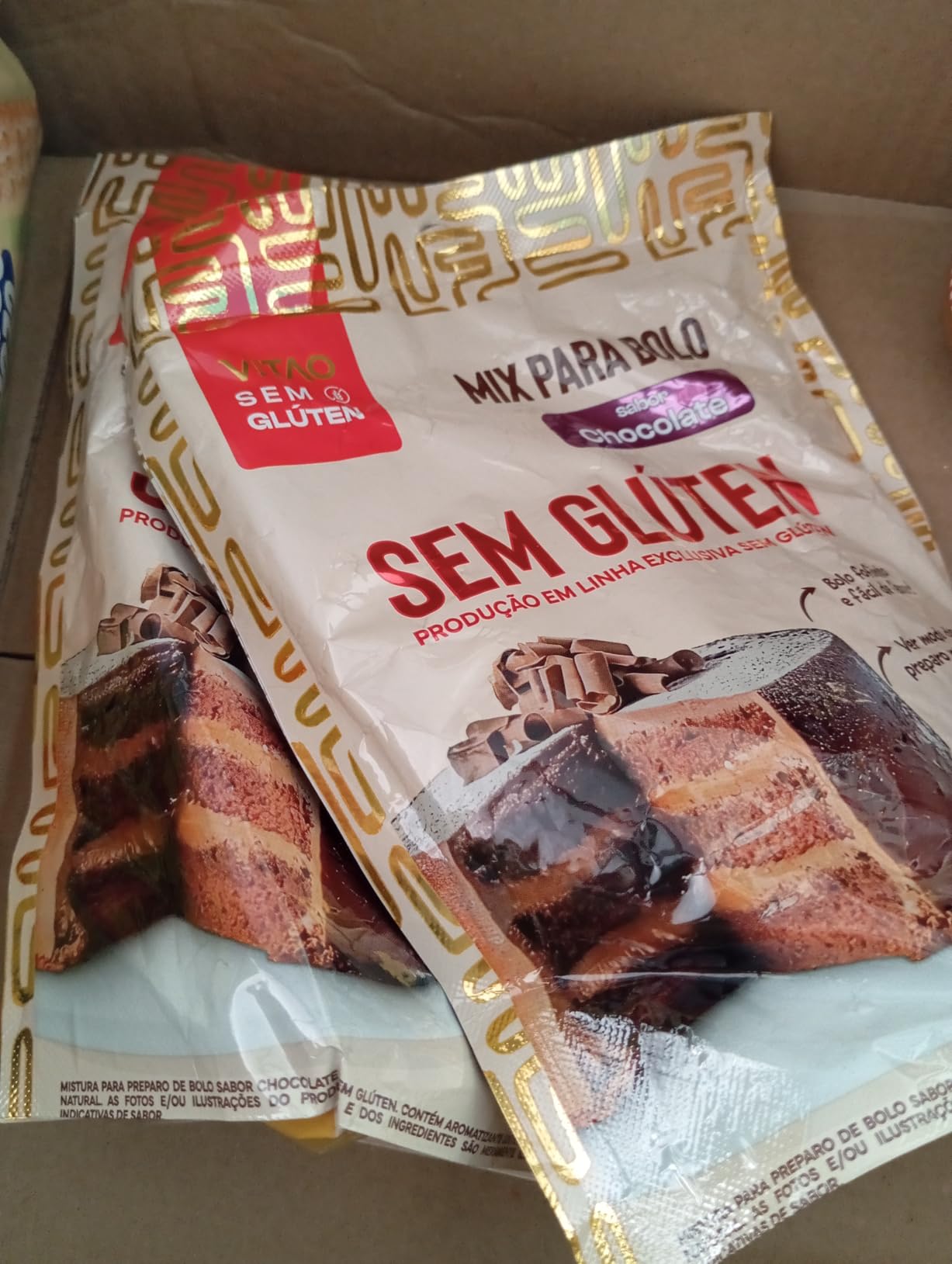Mix Bolo sem Glúten Chocolate Vitao na Amazon