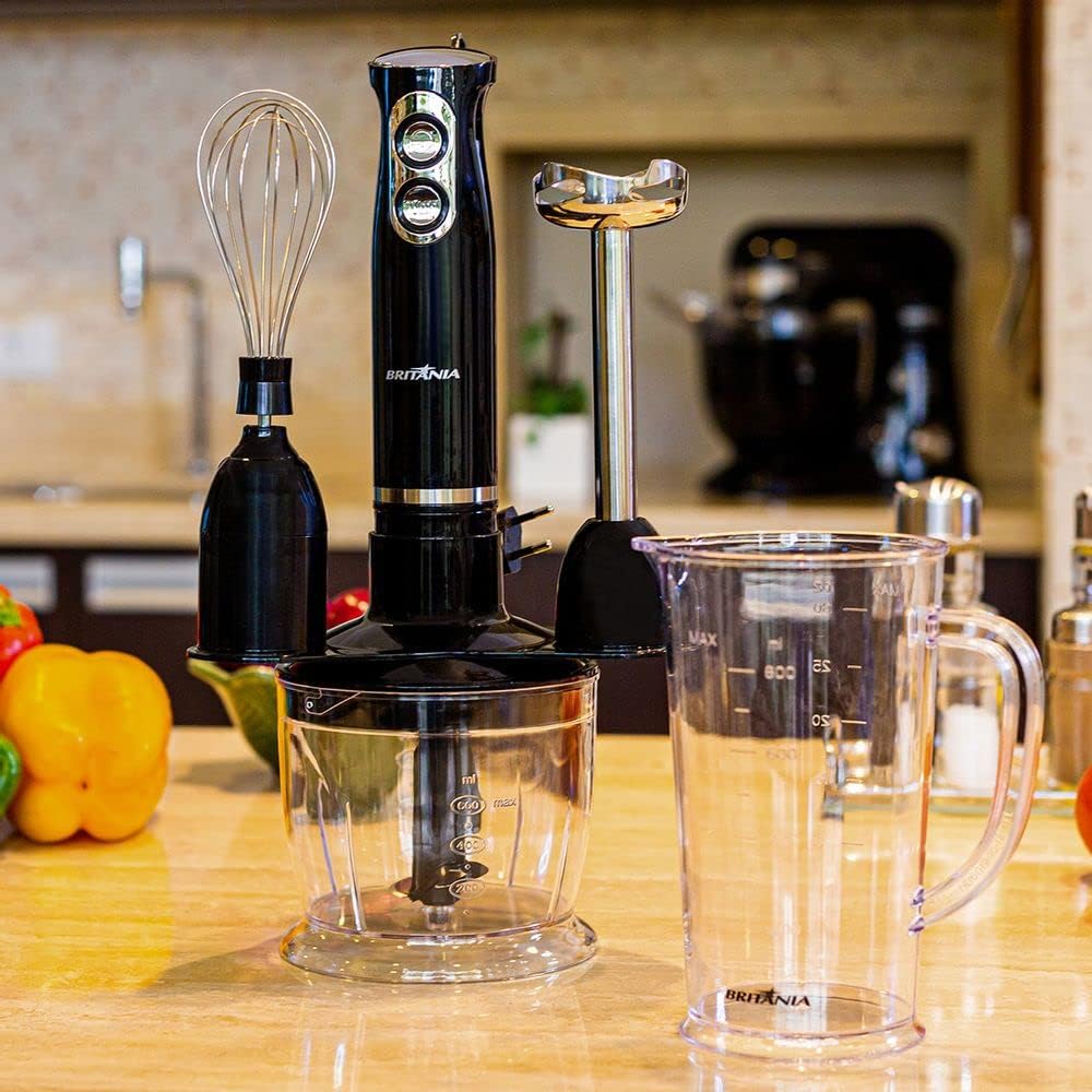 Mixer 3 em 1, 400W, 2 velocidades, Bmx400, Preto, 110v, Britânia na Amazon