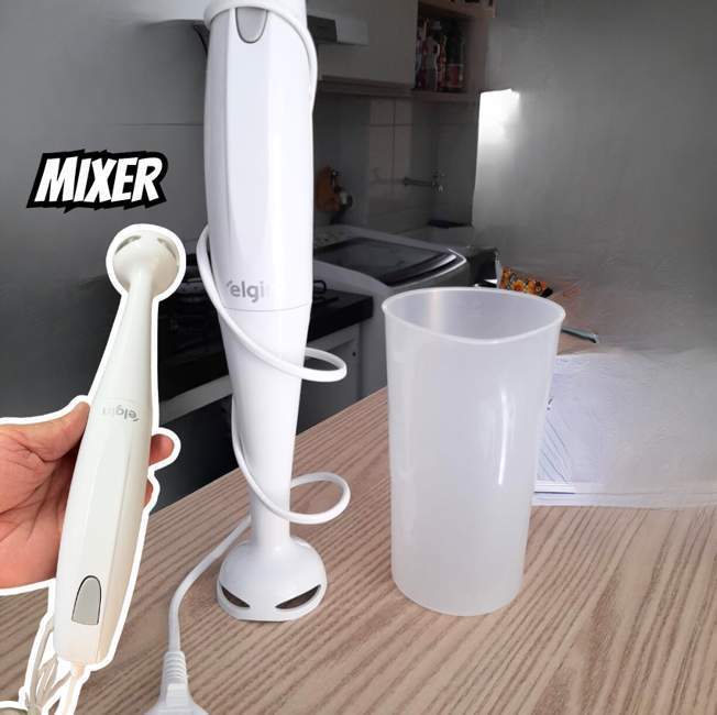 Mixer de Mão 200W Elgin Compacto e Leve, ergonômico e fácil de limpar Branco na Amazon