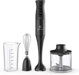 Mixer Misturador Multiuso Electrolux 3 em 1 400W 2 velocidades 3 acessórios mini processador capacidade 600ml EIB10 preto 220v na Amazon