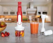 Mixer Pro Mix 3 em 1 Philips Walita Branco e Vermelho 400W na Amazon