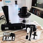 Mixer Vertical Turbo Chef Elgin 3 em 1 200W Preto na Amazon