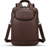 Mochila Couro Reforçada Executiva Grande Mochila Para Notebook Trabalho Viagem Escola Com Cabo De Aço Impermeável na Amazon