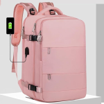 Mochila de Viagem com porto de carga USB, Compartimento para Notebook 15.6″, Impermeável na Amazon