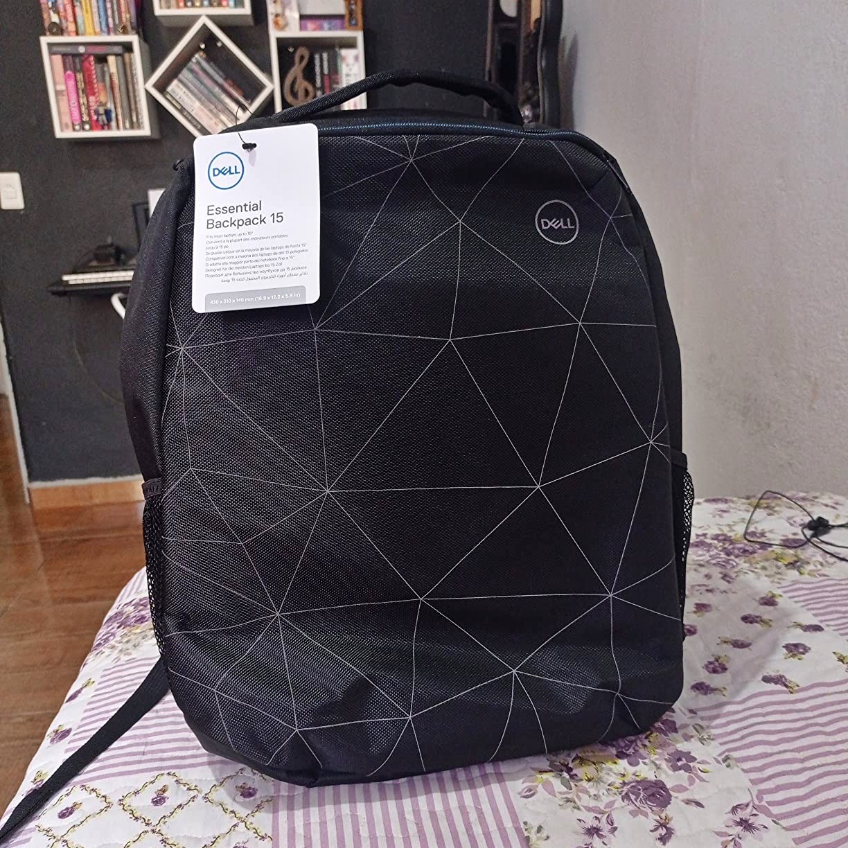 Mochila Essential 15.6″, Anti-Furto e Resistente a Água, Dell, Preta na Amazon