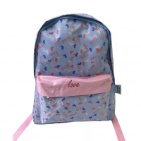 Mochila Estampada Love- School Basics na Americanas