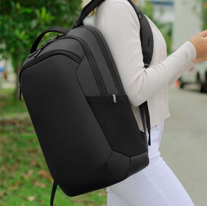 Mochila para Notebook Dell Pro EcoLoop, Até 17, Nylex, Preto – 460-BDLK na Magazine Luiza