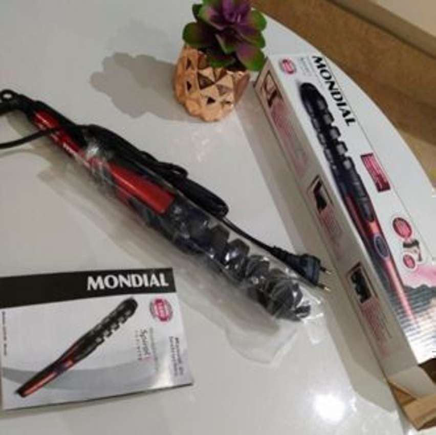 Modelador de Cachos Spiral Infinity, Mondial, Vermelho/Preto, 15W, Bivolt – EM-05 na Amazon