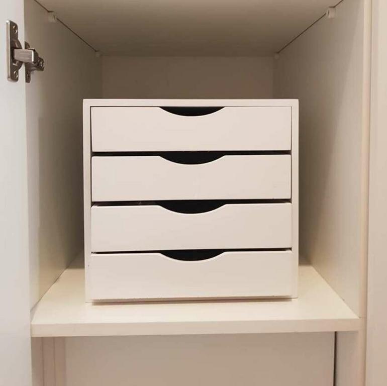 Módulo Easy Box 4 Gavetas, Mdf Branco – Souza & Cia (Ref: 3336) na Amazon