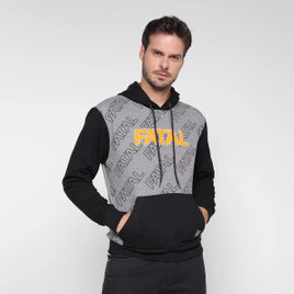 Moletom Canguru Masculino Grafite - Fatal na Netshoes