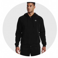 Moletom De Treino Masculino Under Armour Rival Fleece FZ Hoodie na Under Armour