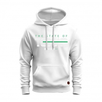 Moletom Unissex Canguru Agasalho Inverno Confortável The State Of Texas - Branco na Netshoes