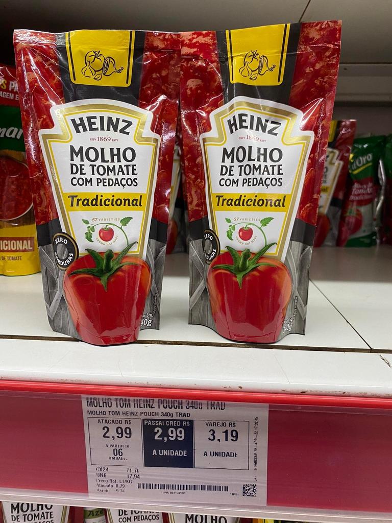 Molho de Tomate Heinz Tradicional 300g na Amazon