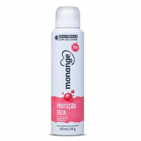 Monange Desodorante Aerossol Antitranspirante Feminino Proteção Seca 150Ml na Amazon