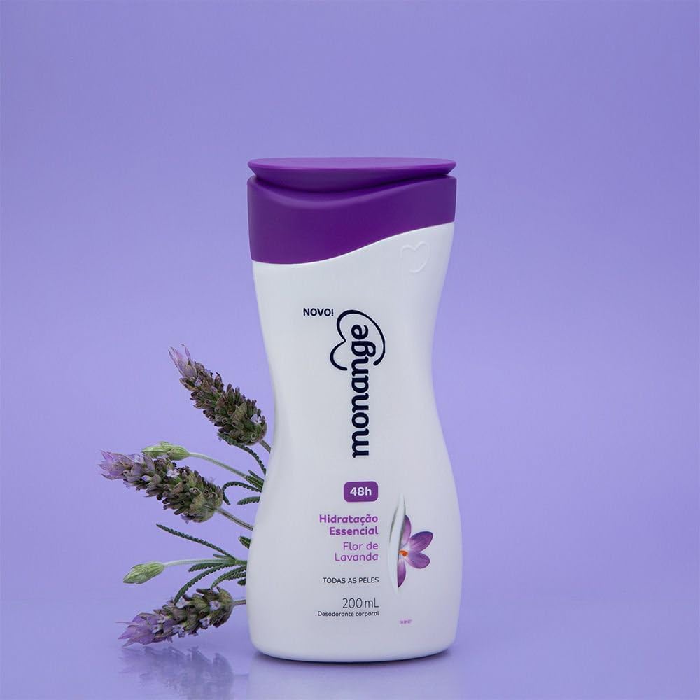 Monange Hidratante Desodorante Flor De Lavanda Branco 200 Ml na Amazon