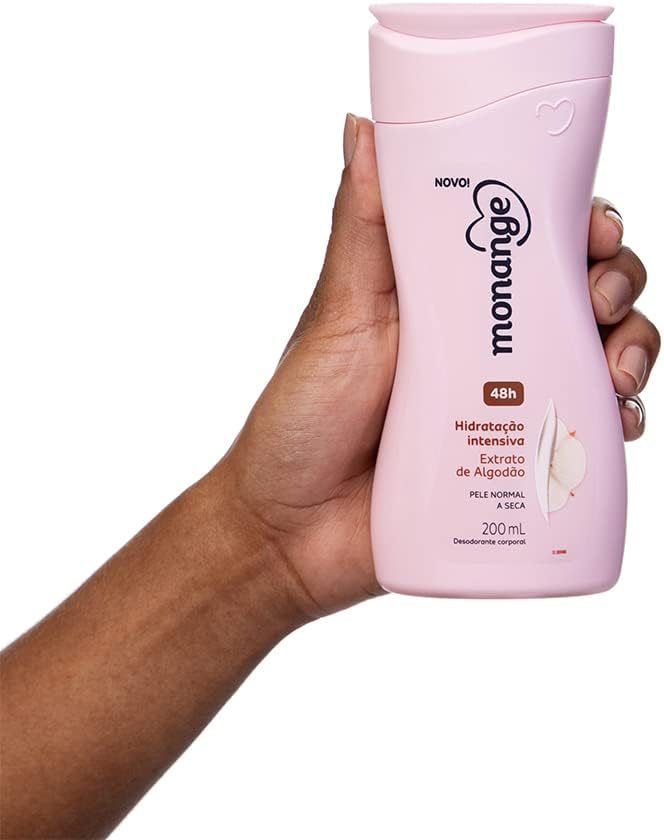 Monange Hidratante Hidratação Intensiva – Pele Normal A Seca Com Ação Desodorante 200Ml na Amazon