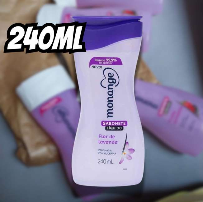 Monange Sabonete Líquido Flor De Lavanda 240Ml na Amazon