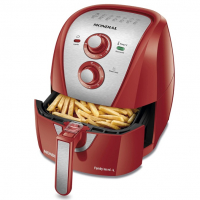 MONDIAL Fritadeira Sem Óleo Air Fryer 4L, Vermelho/Inox, 1500W, 110V - AFN-40-RI na Amazon