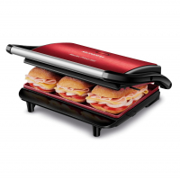 MONDIAL Press Grill Master Press, Vermelho/Inox, 1000W, 220V na Amazon