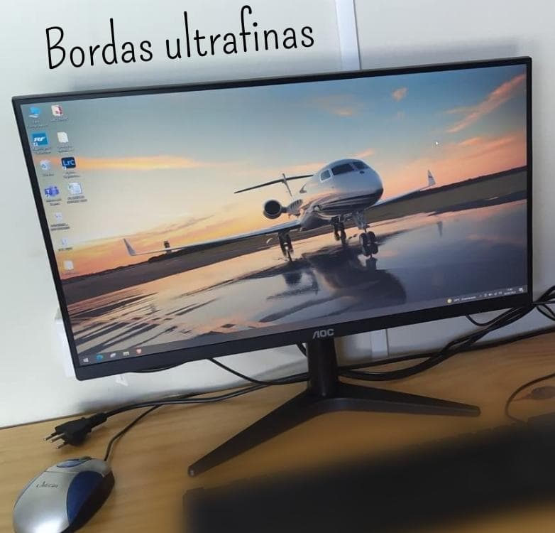 Monitor AOC 21.5” Full HD LED Widescreen HDMI 22B1HM5 na Casas Bahia