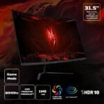 Monitor ED320Q X2bmiipx 31.5H FHD 1500R curvo, VA, 240HZ, 250 nits na Amazon